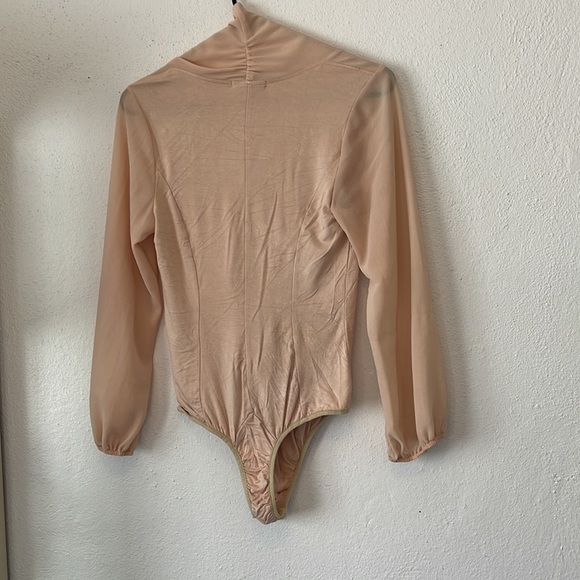 NWOT- Drape Thong Bodysuit - Picture 2 of 2